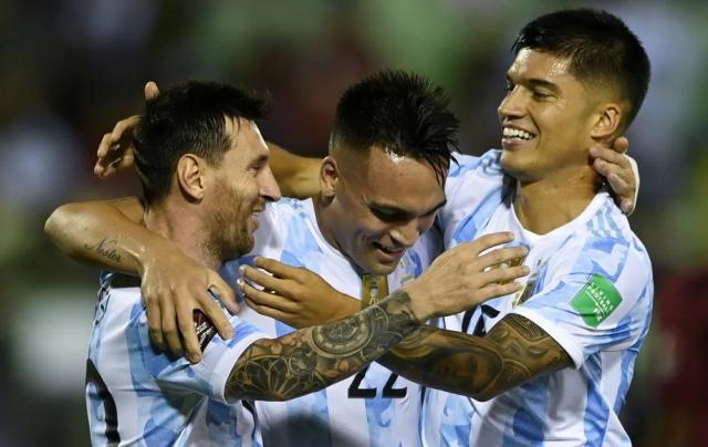 雷速体育-阿根廷队再显美洲冠军实力,碾压委内瑞拉队