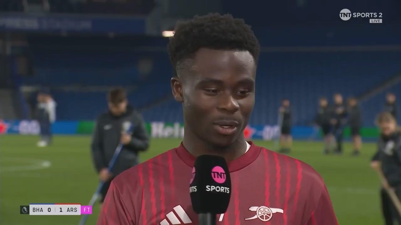 雷速官网-萨卡:听到球迷们突然庆祝,我大概就知道其他比赛发生了什么